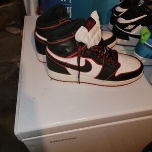 Nike Black and White High-Top Sneakers